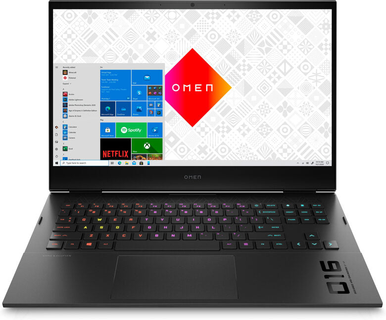 OMEN by HP 16-b0007nl i7-11800H Computer portatile 40,9 cm (16.1") Touch screen Full HD Intel® Core™ i7 16 GB DDR4-SDRAM 512 GB SSD NVIDIA GeForce RTX 3060 Wi-Fi 6 (802.11ax) Windows 11 Home