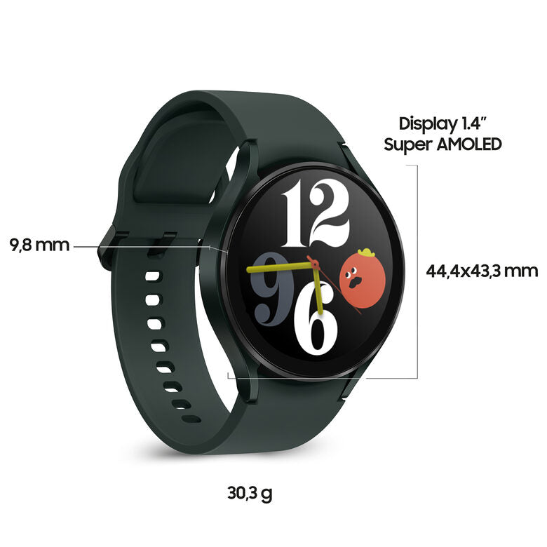 Samsung Galaxy Watch4 44mm Smartwatch Ghiera Touch Alluminio Memoria 16GB Green