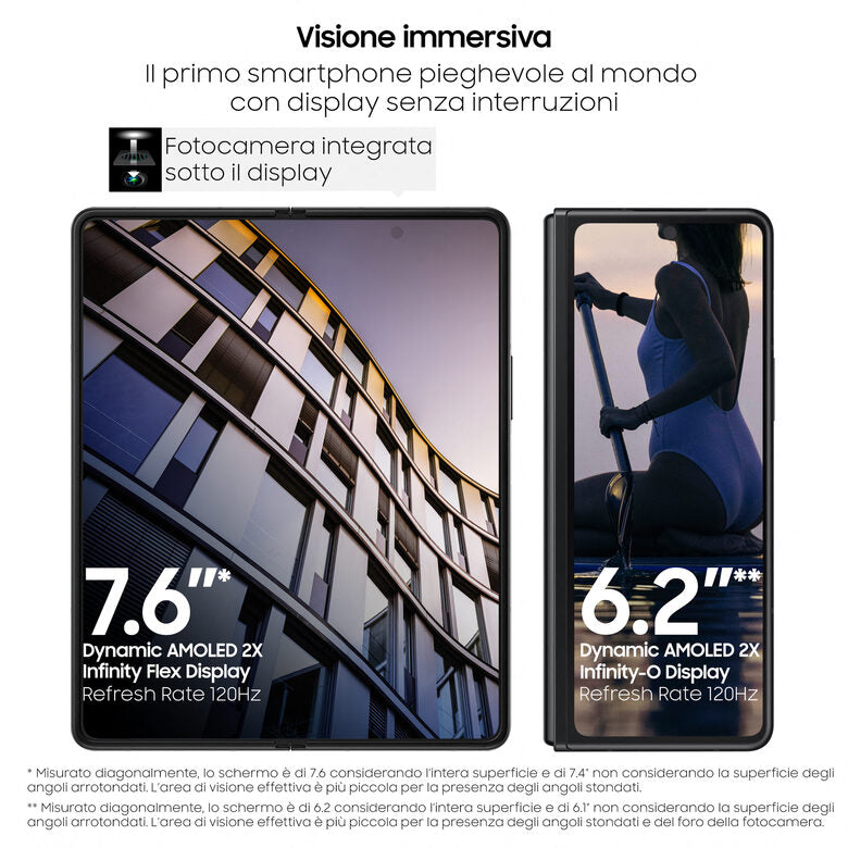 Samsung Galaxy Z Fold3 5G 256GB Phantom Black RAM 12GB Display 6,2"/7,6" Dynamic AMOLED 2X