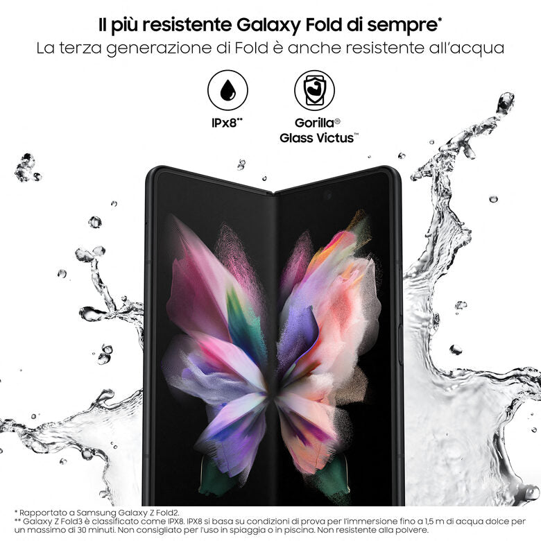 Samsung Galaxy Z Fold3 5G 256GB Phantom Black RAM 12GB Display 6,2"/7,6" Dynamic AMOLED 2X
