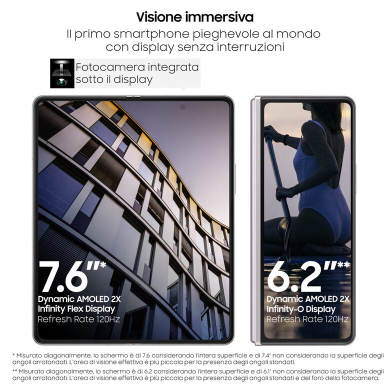 Samsung Galaxy Z Fold3 5G 256GB Phantom Silver RAM 12GB Display 6,2"/7,6" Dynamic AMOLED 2X
