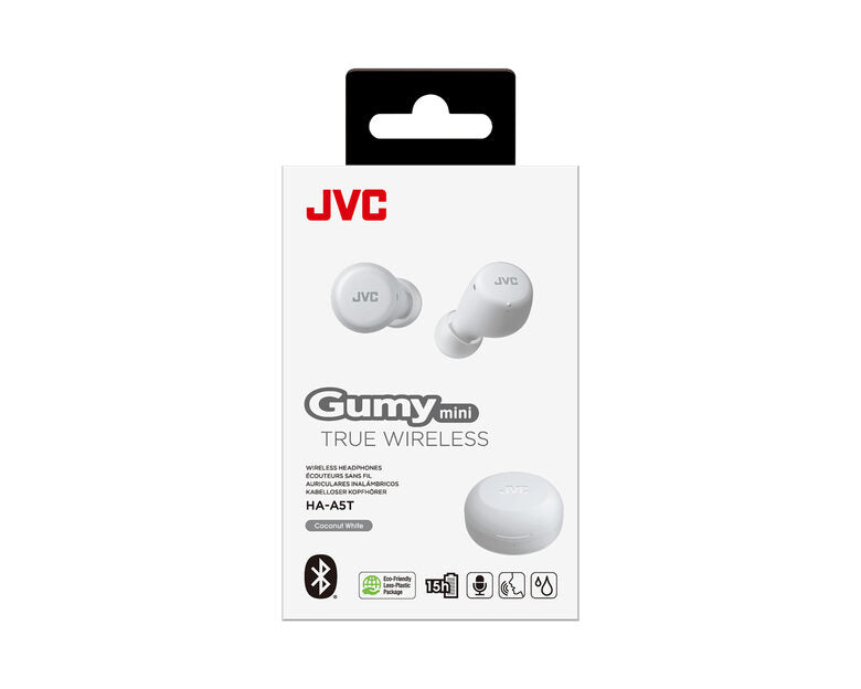 JVC HA-A5T-WN-E cuffia e auricolare True Wireless Stereo (TWS) In-ear Musica e Chiamate Bluetooth Bianco