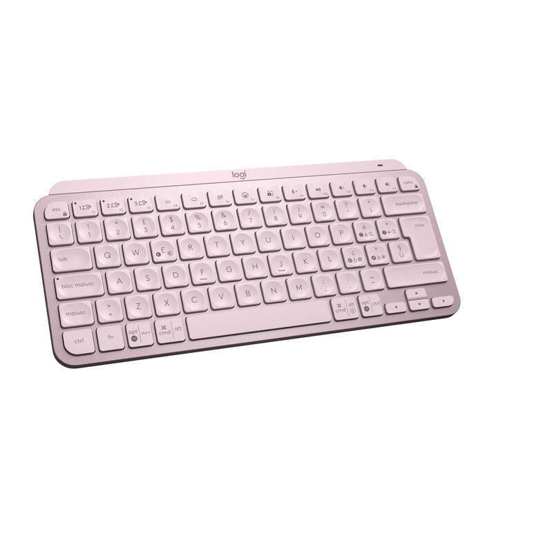 Logitech MX Keys Mini tastiera RF senza fili + Bluetooth QWERTY Italiano Rosa