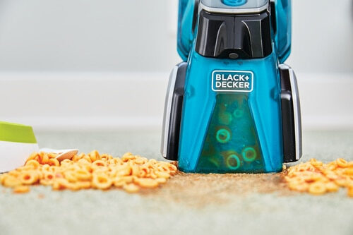 Black & Decker spillbuster Nero, Blu Senza sacchetto