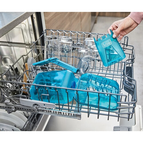 Black & Decker spillbuster Nero, Blu Senza sacchetto
