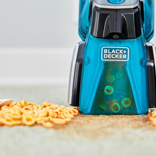 Black & Decker spillbuster Nero, Blu Senza sacchetto