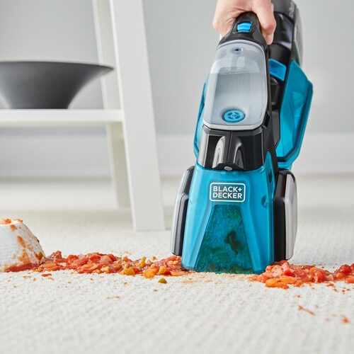 Black & Decker spillbuster Nero, Blu Senza sacchetto
