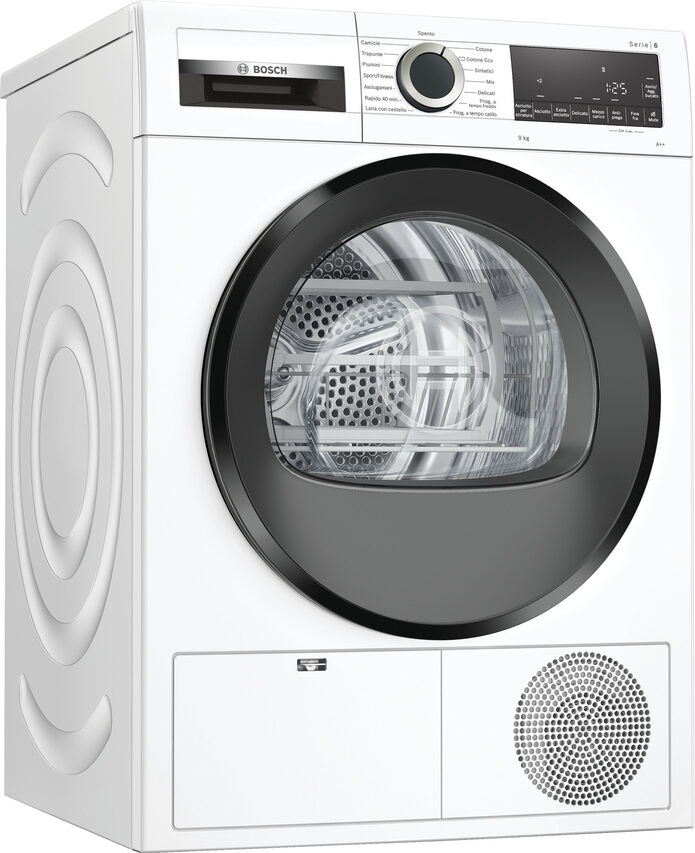Bosch WQG24100IT Asciugatrice a pompa di calore Serie 6 Libera installazione Caricamento frontale 9 kg A++