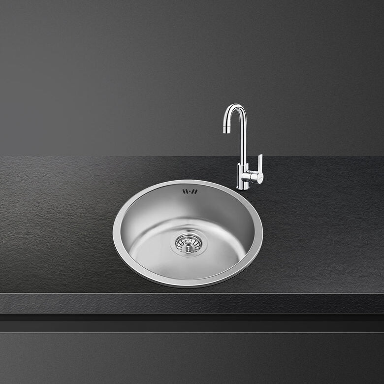 Smeg VFU43SFR lavello Lavello ad incasso Cerchio Acciaio inossidabile