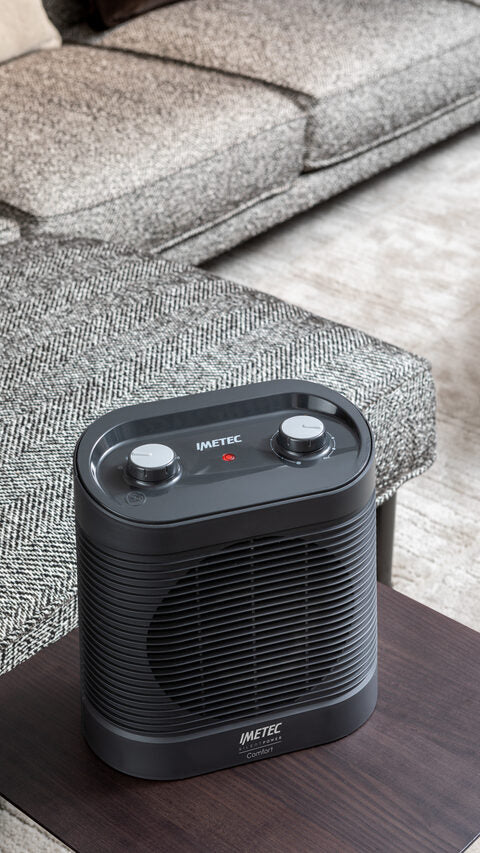 Imetec Silent Power Comfort Interno Nero 2100 W Riscaldatore ambiente elettrico con ventilatore