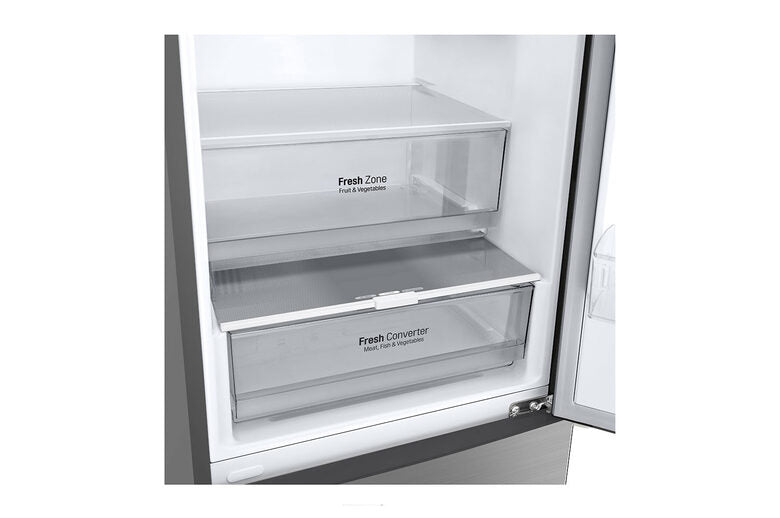 LG GBP62PZNBC frigorifero con congelatore Libera installazione 384 L B Acciaio inossidabile