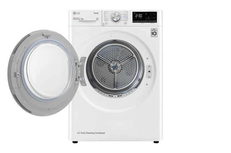 LG RH90V9AVHN asciugatrice Libera installazione Caricamento frontale 9 kg Bianco