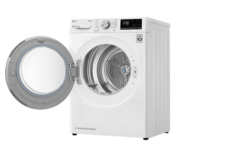 LG RH90V9AVHN asciugatrice Libera installazione Caricamento frontale 9 kg Bianco