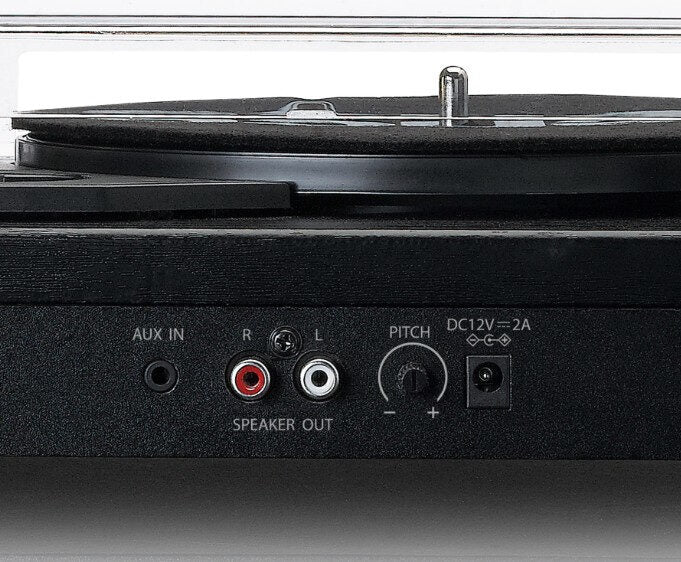 Lenco LS-101BK piatto audio Giradischi con trasmissione a cinghia Con Diffusori Acustici Separati 10W X 2