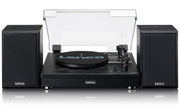 Lenco LS-101BK piatto audio Giradischi con trasmissione a cinghia Con Diffusori Acustici Separati 10W X 2