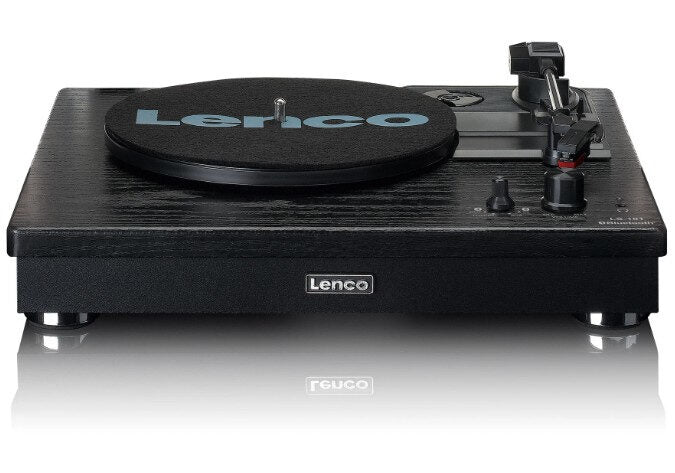 Lenco LS-101BK piatto audio Giradischi con trasmissione a cinghia Con Diffusori Acustici Separati 10W X 2