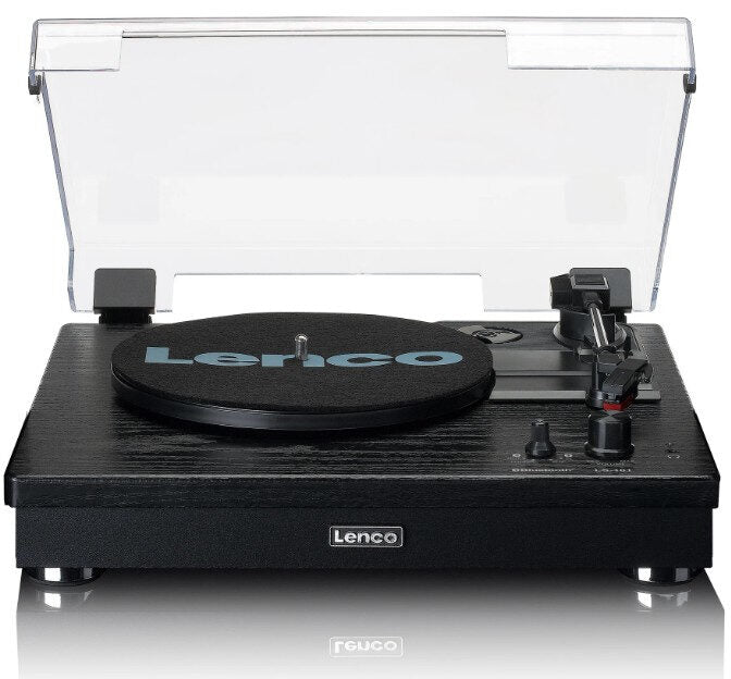 Lenco LS-101BK piatto audio Giradischi con trasmissione a cinghia Con Diffusori Acustici Separati 10W X 2