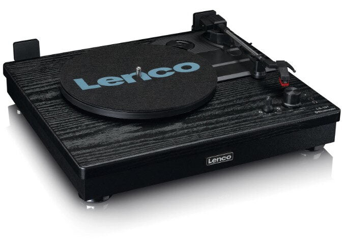 Lenco LS-101BK piatto audio Giradischi con trasmissione a cinghia Con Diffusori Acustici Separati 10W X 2