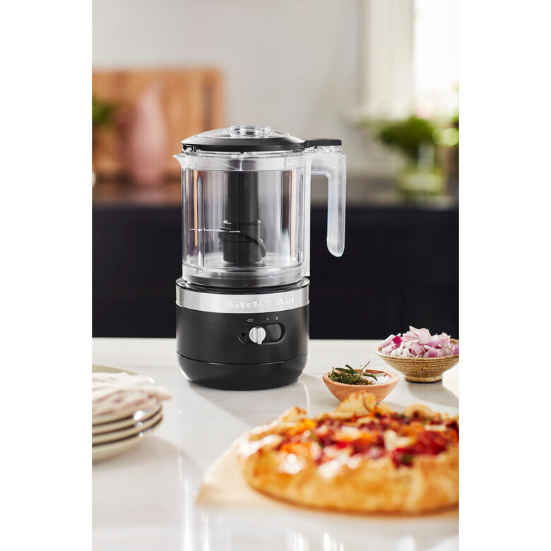 KitchenAid 5KFCB519EBM tritaverdure elettrico 1,19 L 24 W Nero, Trasparente