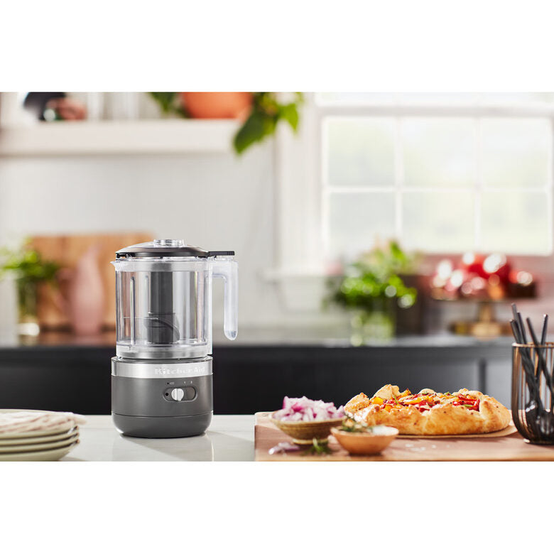 KitchenAid 5KFCB519EDG tritaverdure elettrico 1,19 L 24 W Grigio, Trasparente