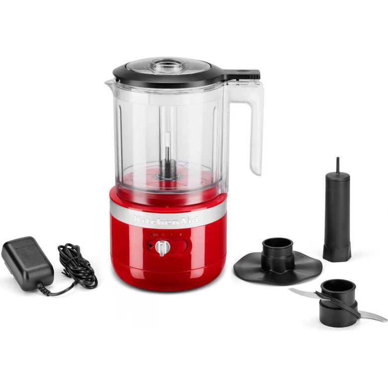 KitchenAid 5KFCB519EER tritaverdure elettrico 1,19 L 24 W Trasparente, Rosso