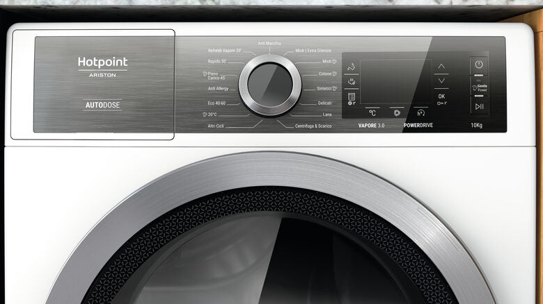 Hotpoint H8 W046WB IT lavatrice Caricamento frontale 10 kg 1400 Giri/min A Bianco