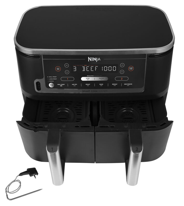 Ninja Friggitrice ad aria Dual Zone MAX PRO da 9,5 L AF451EU