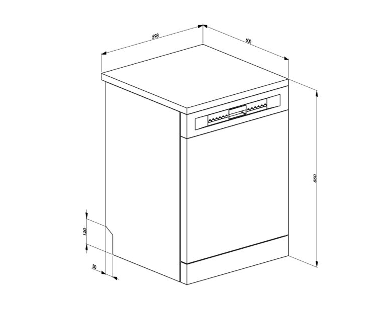 Smeg LVS292DN lavastoviglie Libera installazione 13 coperti D
