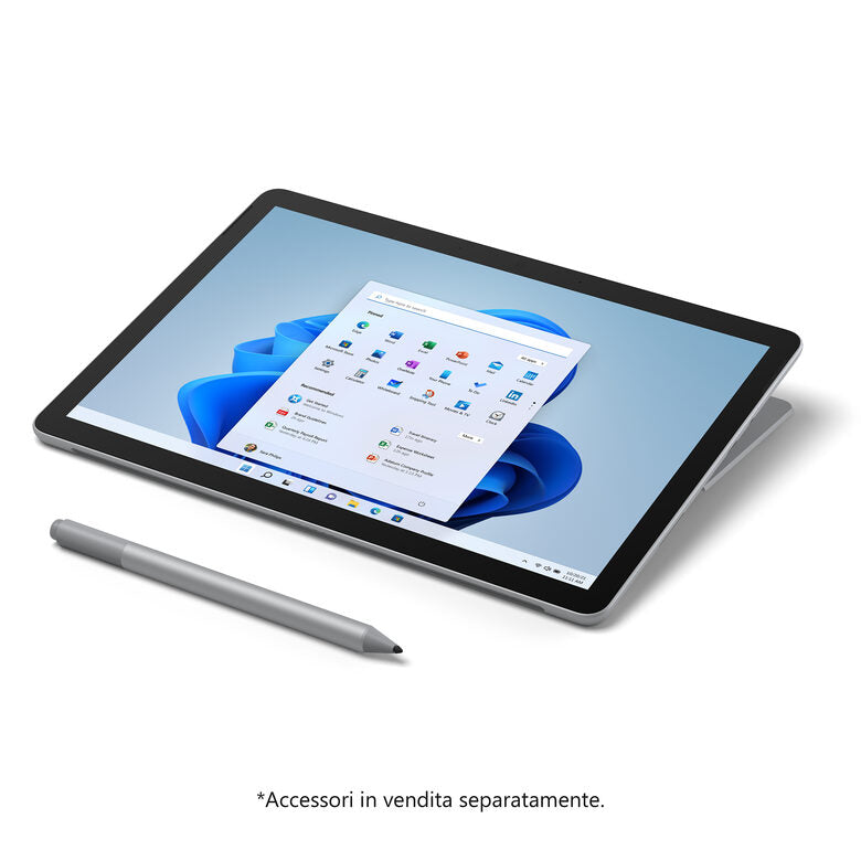 Microsoft Surface Go 3 – 10,5" Processore dual-core Intel® Pentium® Gold 6500Y 4GB/64GB Wi-Fi Platino