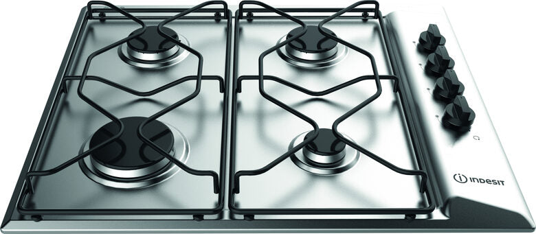 Indesit PAA 642 IX/I WE1 Acciaio inossidabile Da incasso 58 cm Gas 4 Fornello(i)