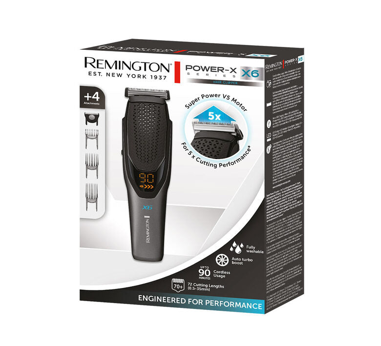 Remington HC6000 Power-X Series X6 Nero, Grigio