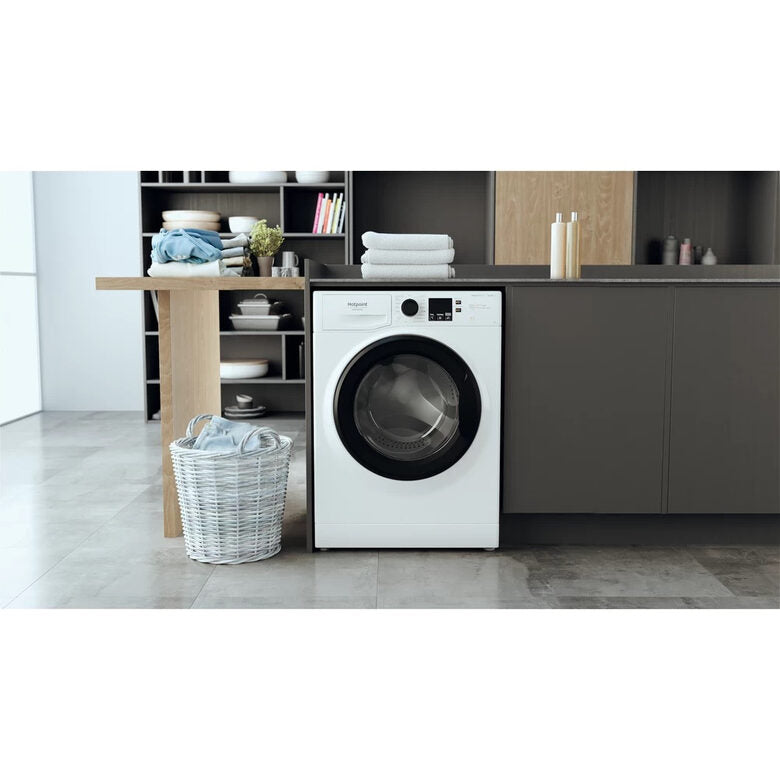 Hotpoint NF824WK IT lavatrice Caricamento frontale 8 kg 1200 Giri/min C Bianco