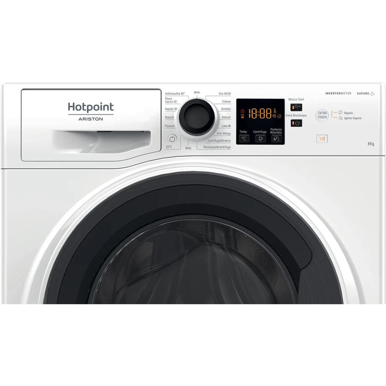 Hotpoint NF824WK IT lavatrice Caricamento frontale 8 kg 1200 Giri/min C Bianco