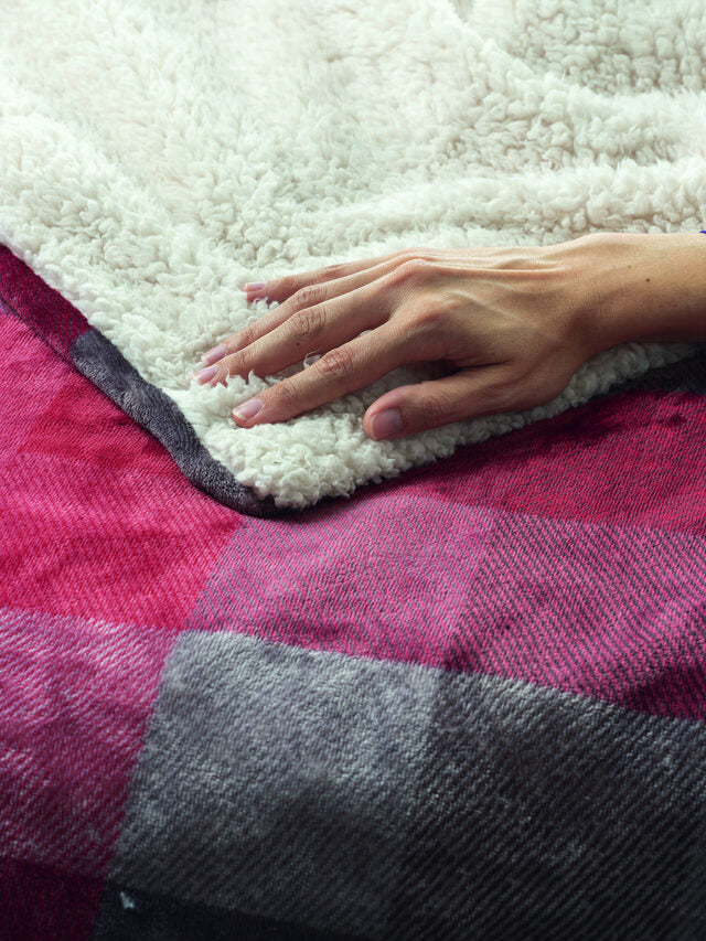 Imetec 16715 coperta/cuscino elettrico Coperta elettrica 150 W Multicolore Velluto