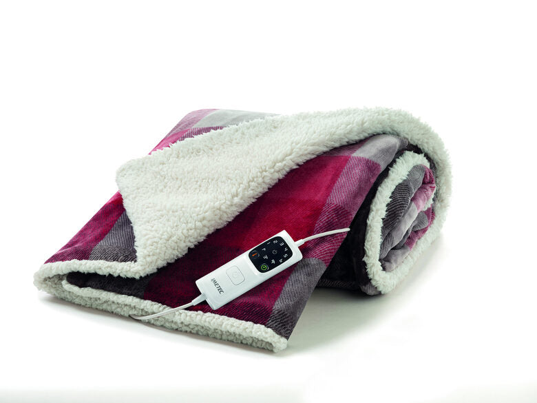 Imetec 16715 coperta/cuscino elettrico Coperta elettrica 150 W Multicolore Velluto