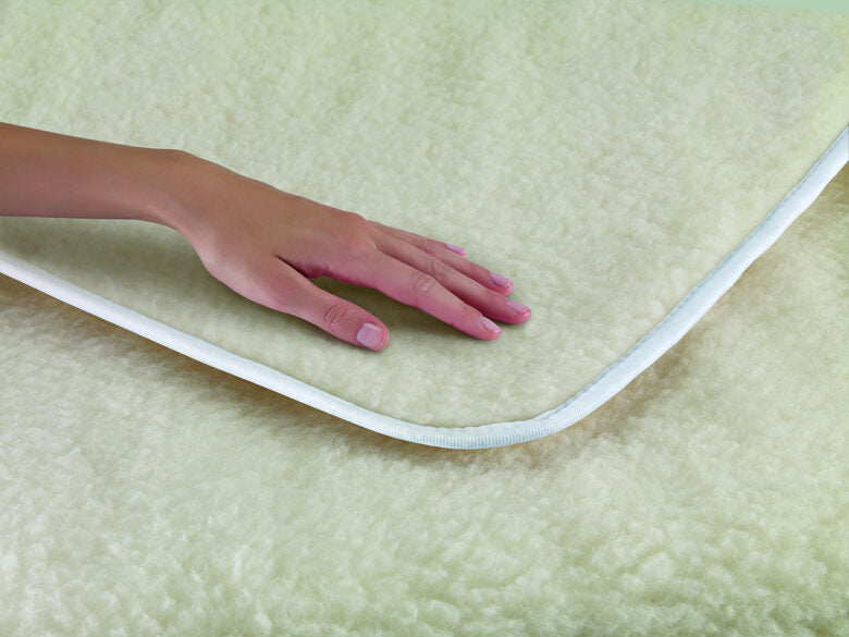 Imetec 16799 coperta/cuscino elettrico Coperta elettrica 55 W Bianco Lana