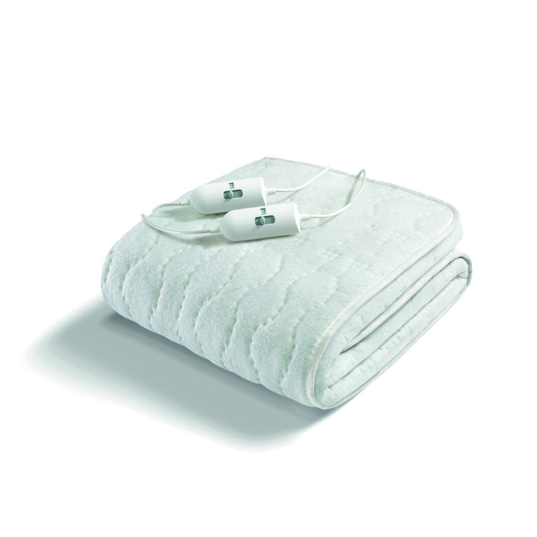Imetec 16804 coperta/cuscino elettrico Coperta elettrica 55 W Bianco Tessuto