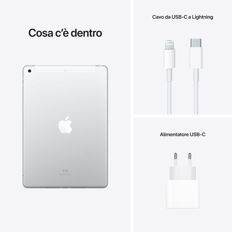 Apple iPad , 10.2" LED, 2160 x 1620, A13 Bionic, 256GB, 802.11ac Wi-Fi 5, LTE, Bluetooth 4.2, Touch ID, 8MP + 12MP, iPadOS
