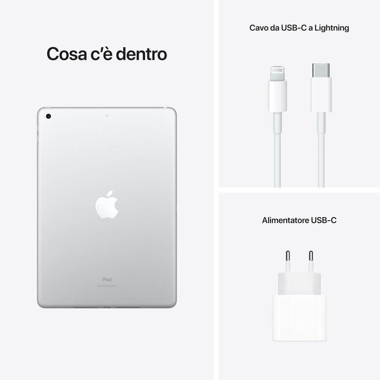 Apple iPad , 10.2" LED, 2160 x 1620, A13 Bionic, 256GB, 802.11ac Wi-Fi 5, Bluetooth 4.2, Touch ID, 8MP + 12MP, iPadOS