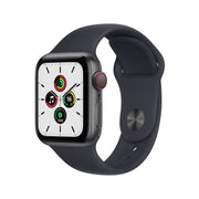 Apple Watch SE GPS + Cellular, 40mm Cassa in Alluminio Grigio scuro con Cinturino Sport Mezzanotte