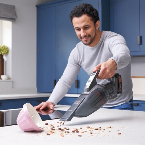 Black & Decker Dustbuster Nero, Grigio, Arancione Senza sacchetto