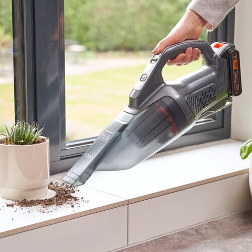 Black & Decker Dustbuster Nero, Grigio, Arancione Senza sacchetto