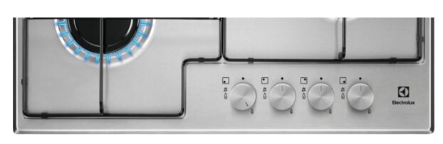 Electrolux EGS6424X Acciaio inossidabile Da incasso 59.5 cm Gas 4 Fornello(i)