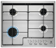 Electrolux EGS6424X Acciaio inossidabile Da incasso 59.5 cm Gas 4 Fornello(i)