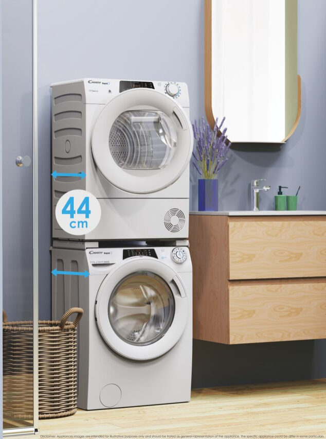 Candy RapidÓ RO4H7A2TCEX-S asciugatrice Libera installazione Caricamento frontale 7 kg A++ Bianco