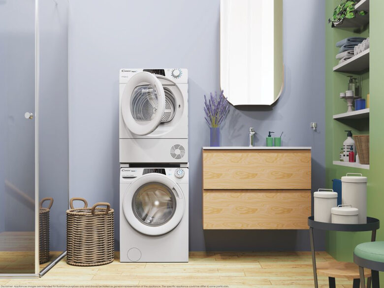 Candy RapidÓ RO4H7A2TCEX-S asciugatrice Libera installazione Caricamento frontale 7 kg A++ Bianco