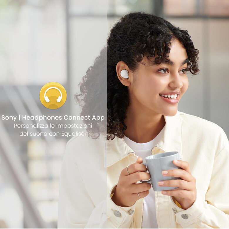 Sony Auricolari WF-C500 True Wireless - Fino a 20 ore di durata della batteria con custodia di ricarica - Compatibile con l'Assistente Vocale - Microfono integrato per le telefonate - Connes