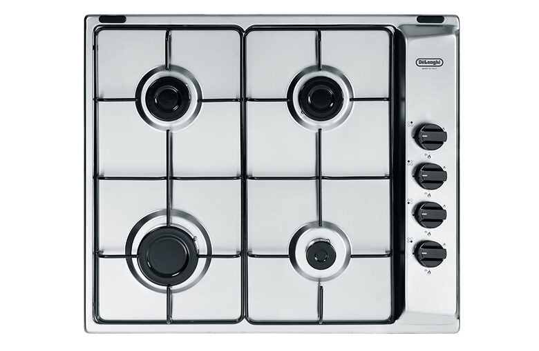 De’Longhi YAL 46 ASV piano cottura Acciaio inossidabile Da incasso 58 cm Gas 4 Fornello(i)