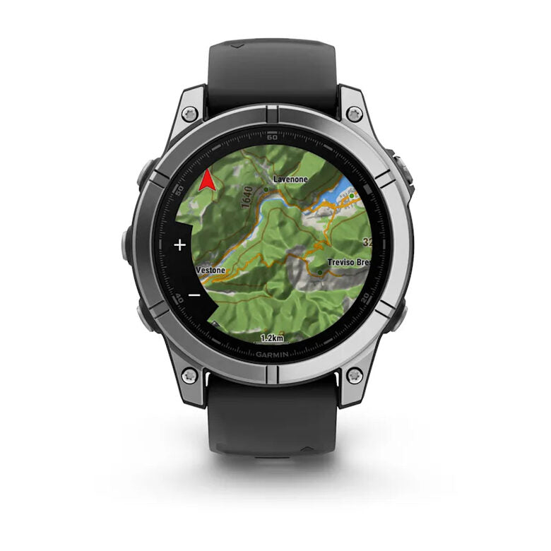Garmin Fenix E 3,3 cm (1.3") AMOLED 47 mm Digitale 416 x 416 Pixel Touch screen Acciaio inox Wi-Fi GPS (satellitare)