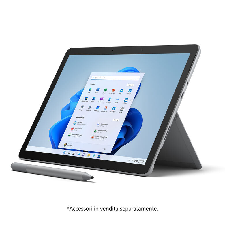 Microsoft Surface Go 3 Intel® Core™ i3 128 GB 26,7 cm (10.5") 8 GB Wi-Fi 6 (802.11ax) Windows 11 Home in S mode Platino